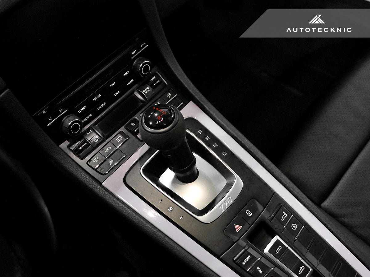 AutoTecknic Suede Shifter Knob - Porsche Boxster & Cayman (987.2 / 981) 2009–2016