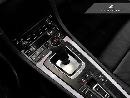 AutoTecknic Suede Shifter Knob - Porsche 718 Cayman & Boxster (982) 2016–2024