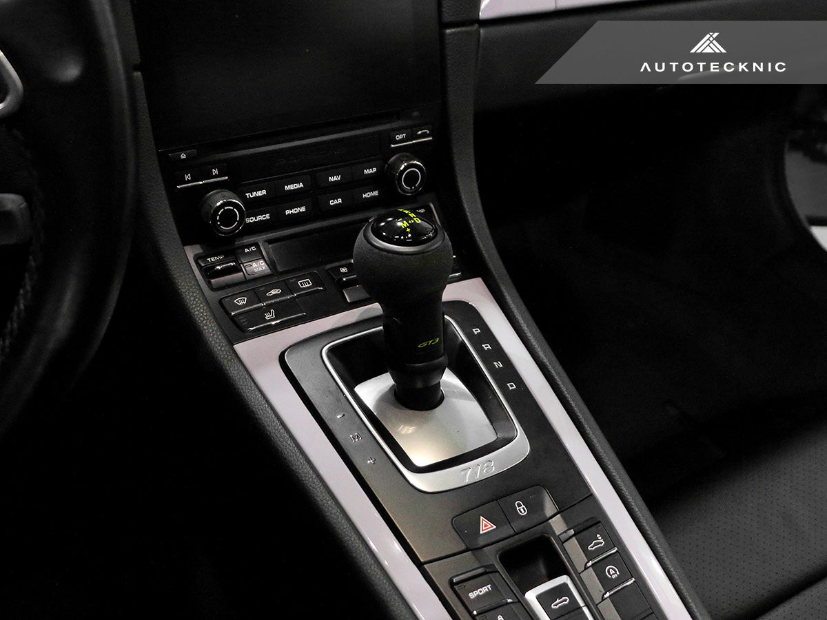 AutoTecknic Suede Shifter Knob - Porsche Macan (95B) 2015–2024