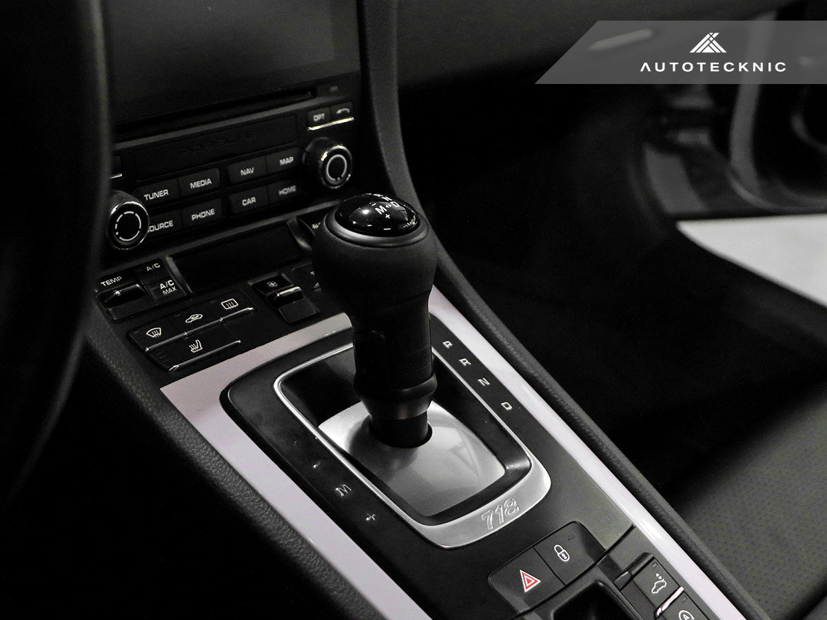AutoTecknic Suede Shifter Knob - Porsche 718 Cayman & Boxster (982) 2016–2024