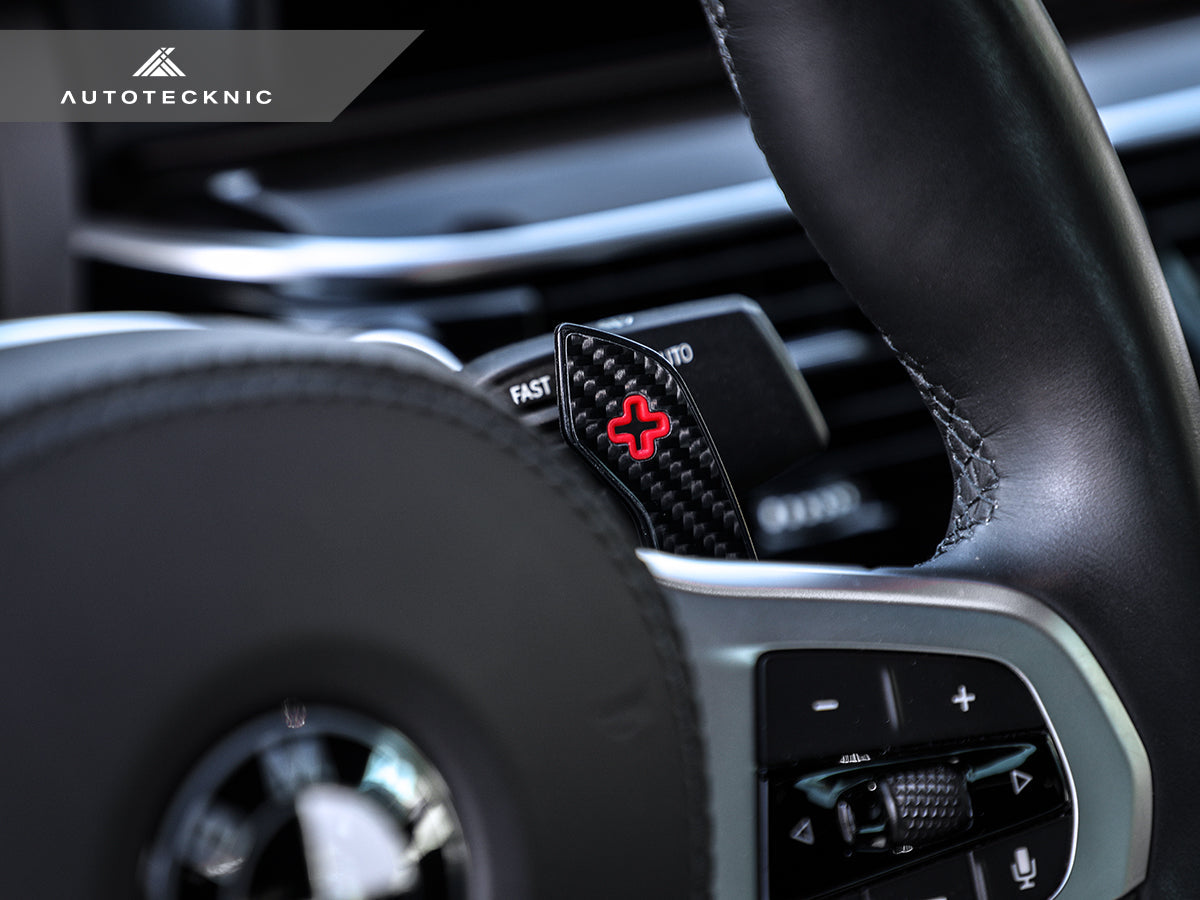 AutoTecknic Carbon Fiber Pole Position Shift Paddles - F95 X5M