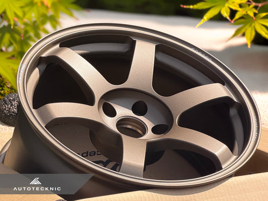 Volk Racing TE37 Saga SL 18x9.5 5x114.3 +22 Matte Gunbronze (Set of 4)