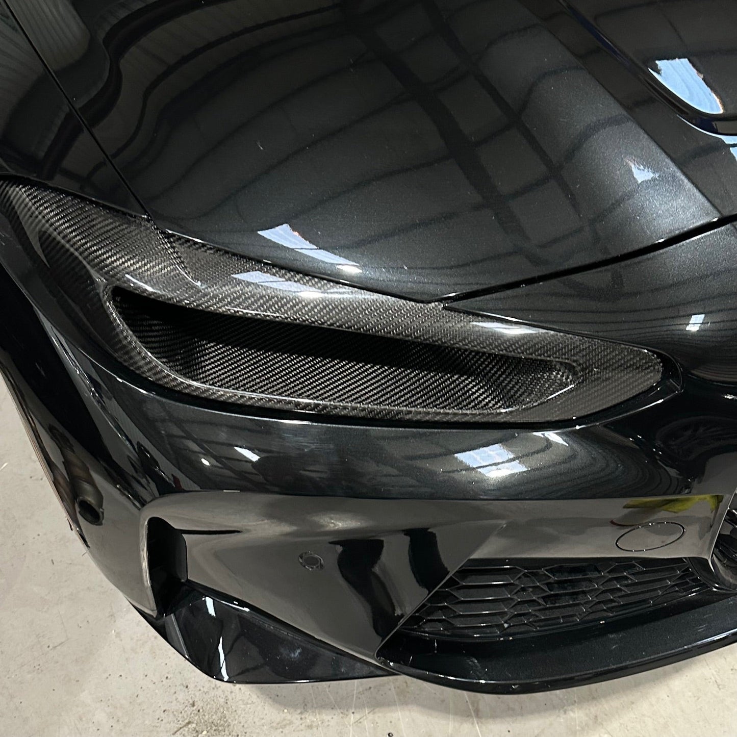 BMW G Chassis M3 M4 & M440I Carbon Fiber Headlight Delete