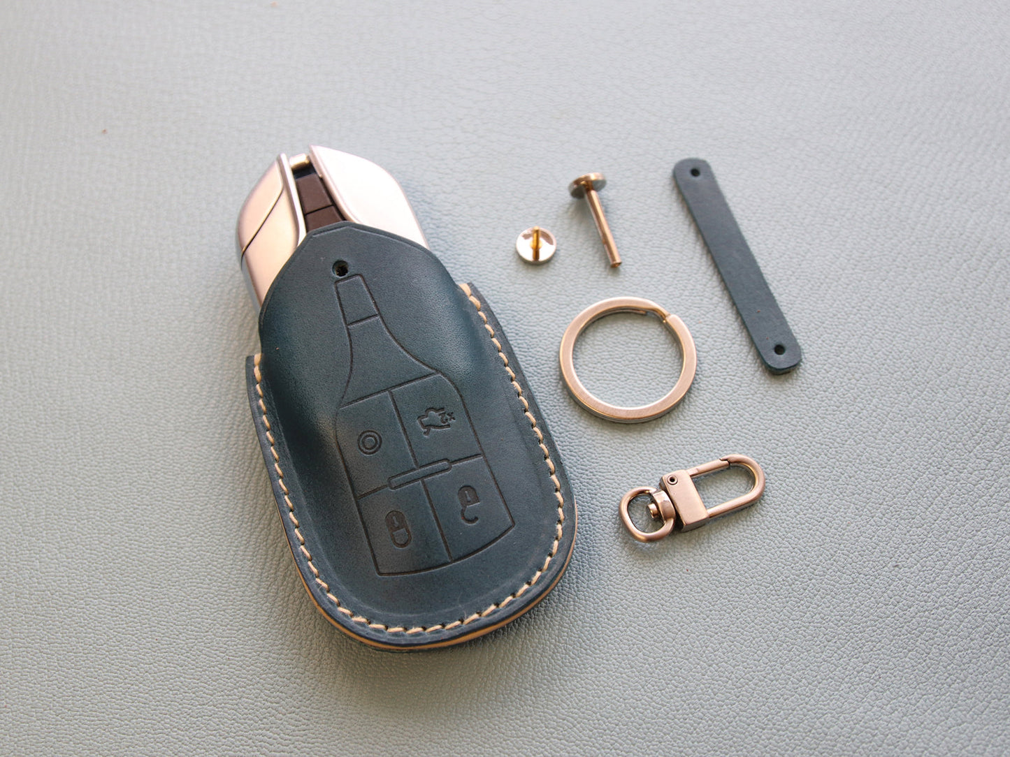 Maserati Series [1] Leather Key Fob Sleeve