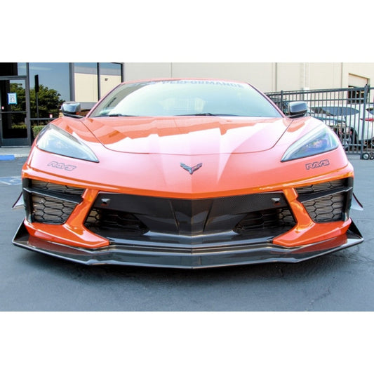 Chevrolet Corvette C8 Stingray Carbon Fiber Front Splitter, Airdam, Lip