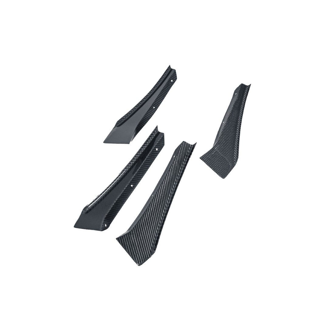 Carbon Fiber Front Bumper Canards - Chevrolet Corvette C8 Z06/ E Ray/ ZR1/ Grand sport