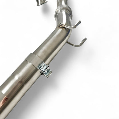 FWD Audi 8Y A3 Race Downpipe & VW MK8 GTI Race Downpipe - Palenon Performance