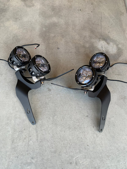 JL-JT 392 MOJAVE A-Pillar Dual Surface Light Mount