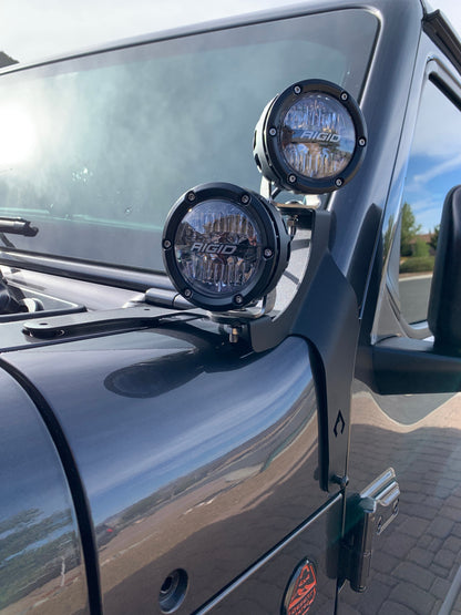 JL-JT 392 MOJAVE A-Pillar Dual Surface Light Mount