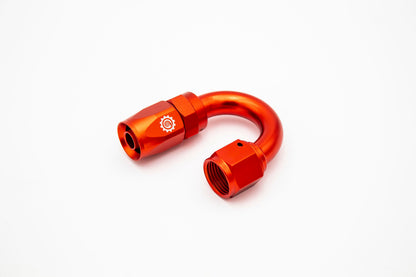 -08 AN 8AN 180 Degree Female Aluminum Hose End Fitting