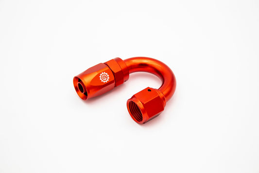 -08 AN 8AN 180 Degree Female Aluminum Hose End Fitting