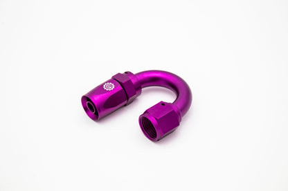 -08 AN 8AN 180 Degree Female Aluminum Hose End Fitting