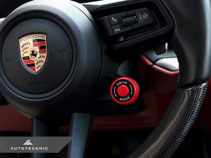AutoTecknic Painted Drive Mode Selector Switch Dial - Porsche