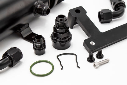 Oil Catch Can Kit + CNC Billet Mounting Bracket 1.8T VW MK4 Audi TT V1.2 - OEM Valve Cover Fitment