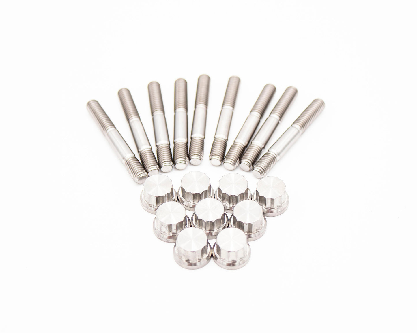 VW / AUDI 1.8T 20V Valve Cover Titanium Stud & Nut Kit 12PT – M6 –  9 pcs