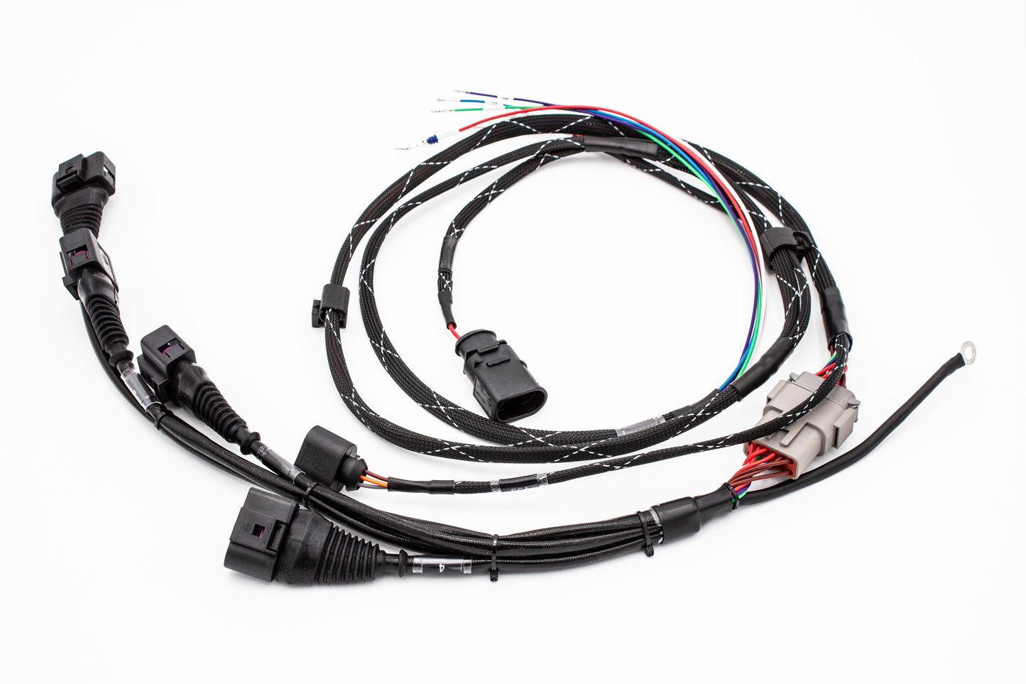 1.8T Ignition Coil Pack Replacement Harness V4 High Temp Silicone Fiberglass Shielding - 1J0 971 658 L -