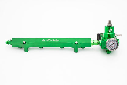 1.8T High Flow Fuel Rail w/ Adjustable FPR (Fuel Pressure Regulator) | AN Fitting Ready | Audi Volkswagen