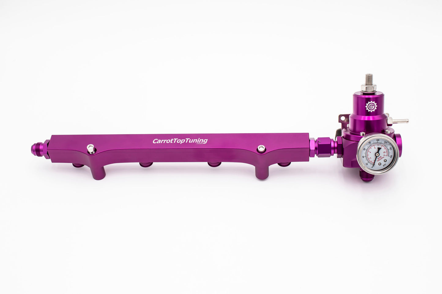 1.8T High Flow Fuel Rail w/ Adjustable FPR (Fuel Pressure Regulator) | AN Fitting Ready | Audi Volkswagen