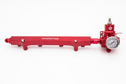 1.8T High Flow Fuel Rail w/ Adjustable FPR (Fuel Pressure Regulator) | AN Fitting Ready | Audi Volkswagen