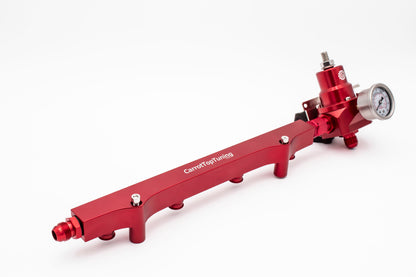 1.8T High Flow Fuel Rail w/ Adjustable FPR (Fuel Pressure Regulator) | AN Fitting Ready | Audi Volkswagen