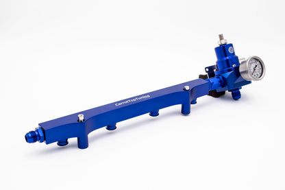 1.8T High Flow Fuel Rail w/ Adjustable FPR (Fuel Pressure Regulator) | AN Fitting Ready | Audi Volkswagen