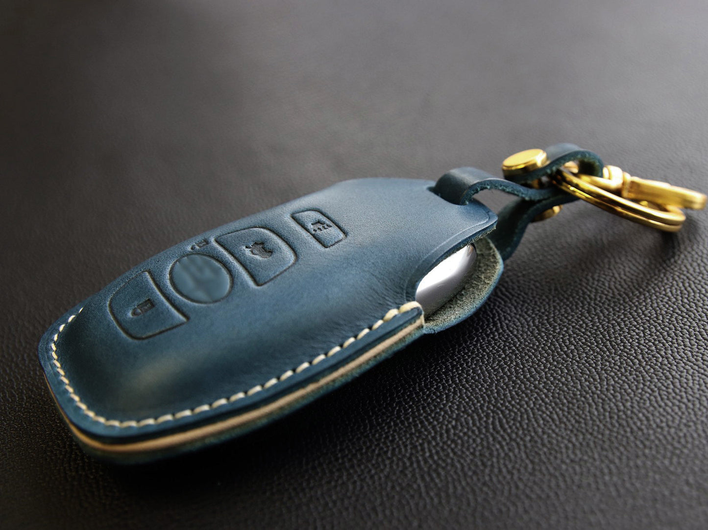 Subaru Series [1] Leather Key Fob Cover