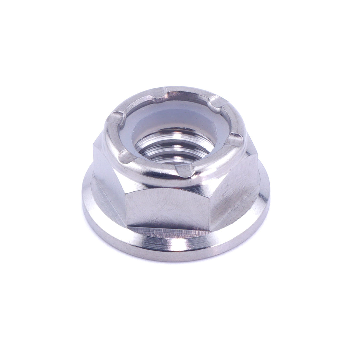 M8 x 1.25 Titanium Nyloc Nut
