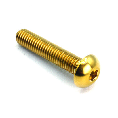 M5 x .8 x 25mm Titanium Button Head Bolt