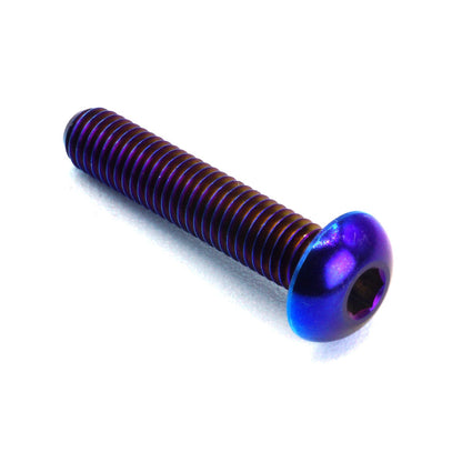 M5 x .8 x 25mm Titanium Button Head Bolt