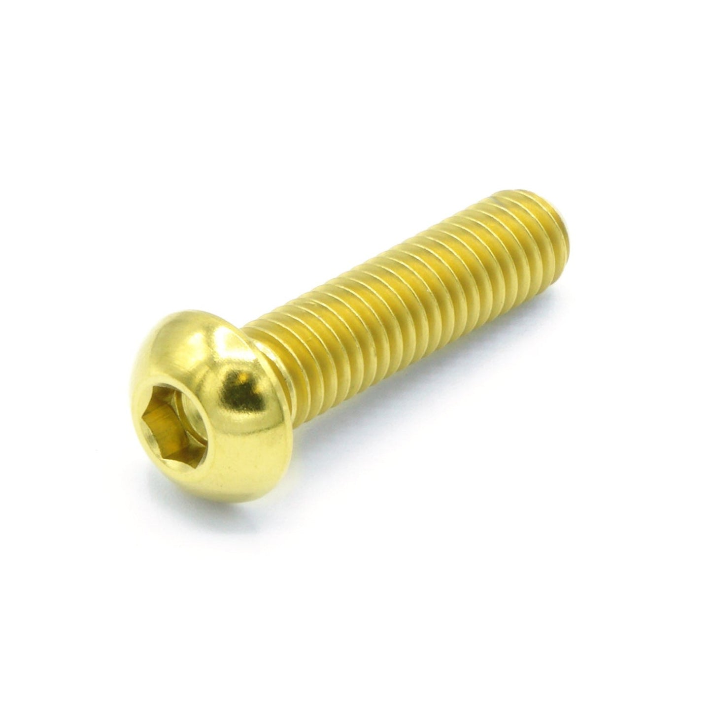 M6 x 1.00 x 25mm Titanium Button Head Bolt