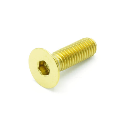 M6 x 1.00 x 20mm Titanium Countersunk Bolt