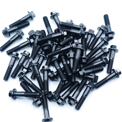 M7 × 32mm Titanium 3-Piece Wheel Assembly Hardware