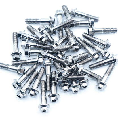 M7 × 32mm Titanium 3-Piece Wheel Assembly Hardware
