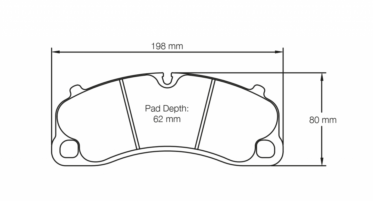 PAGID Racing Pagid Racing 4924 RSL1 Compound Brake Pads 4924-RSL1