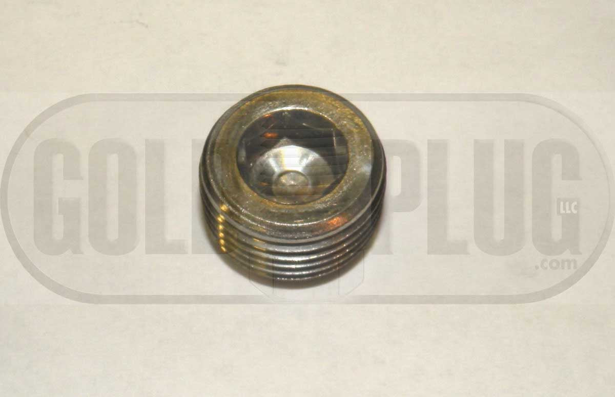 IP02 1/4" NPT Industrial GoldPlug Magnetic Drain Plug Internal Head IP-02