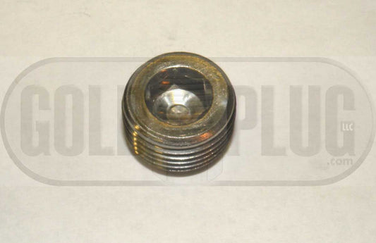 IP02 1/4" NPT Industrial GoldPlug Magnetic Drain Plug Internal Head IP-02