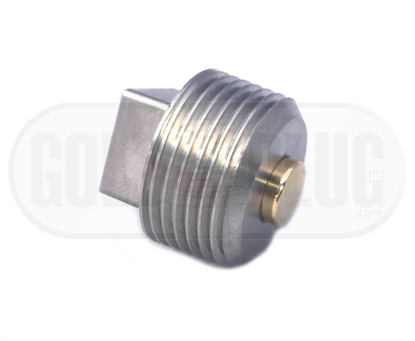 IP06X 3/4" NPT Industrial GoldPlug Magnetic Drain Plug External Head