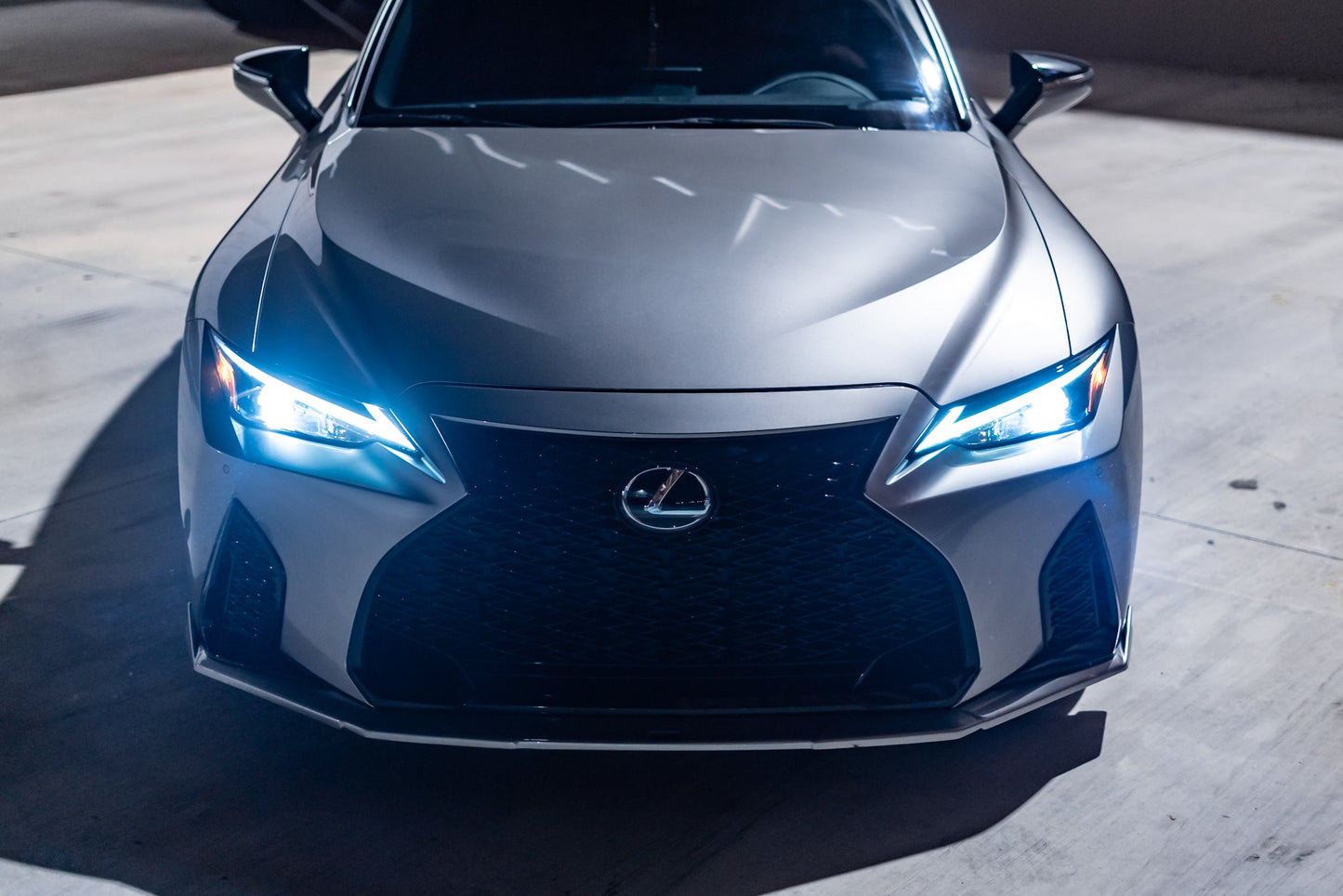 Lexus IS F-Sport NIA front splitter lip bodykit 2021-2025 in ABS or Carbon Fiber
