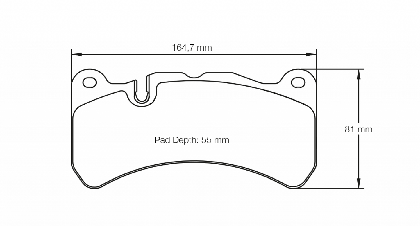 PAGID Racing Pagid Racing 8005 RSL1 Compound Brake Pads 8005-RSL1