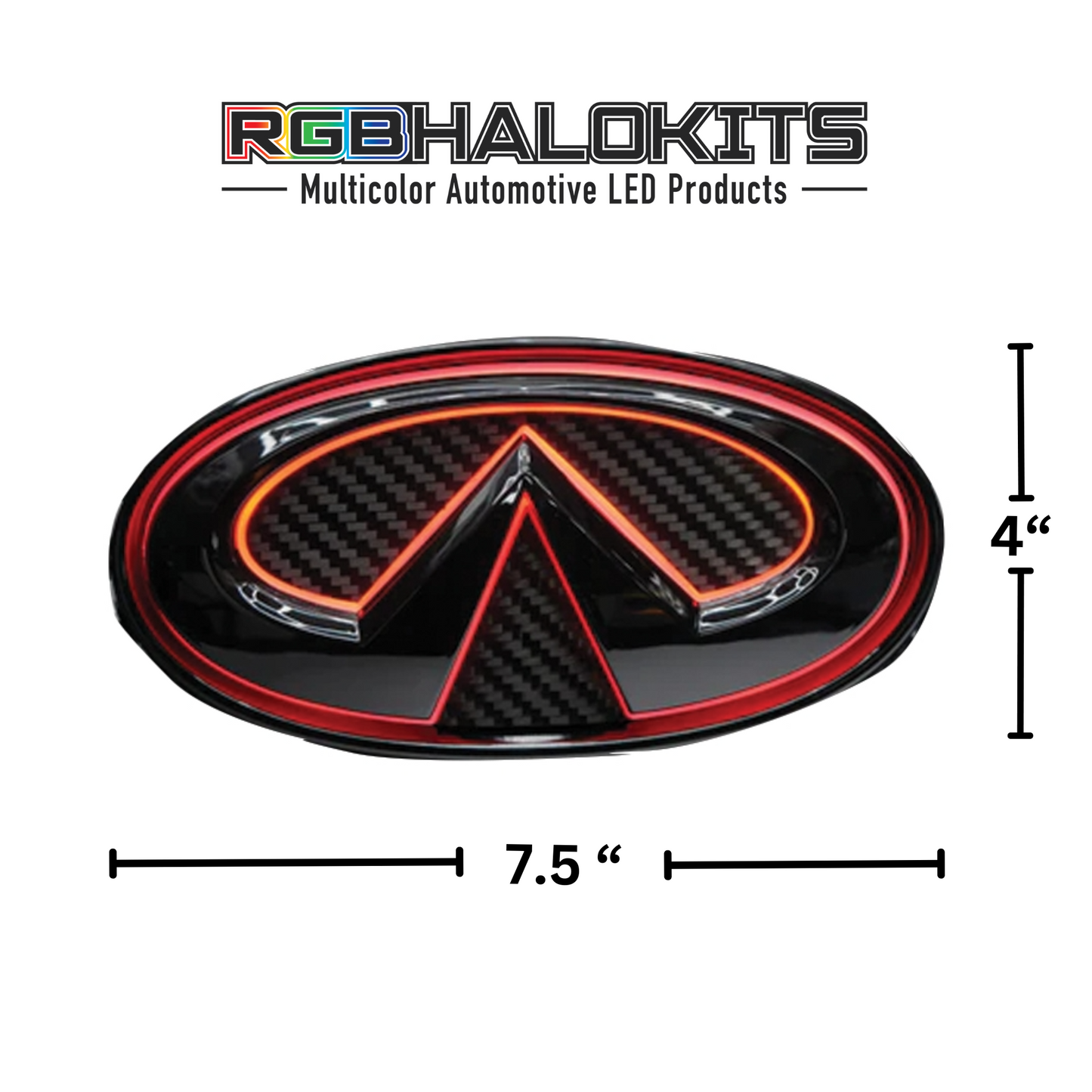 Infiniti Q50 Multicolor Flow LED emblem (2014-2024)