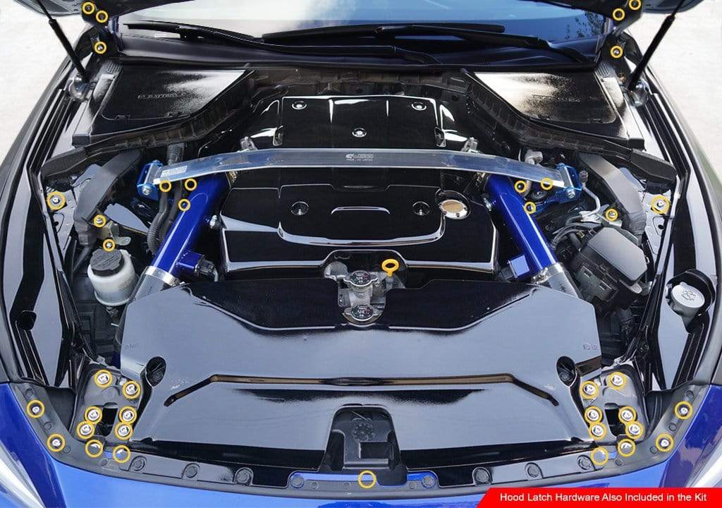 Titanium Hardware Engine Bay Kit - Infiniti Q50 (2014-2015)