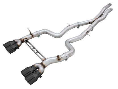 AWE Tuning Track Edition Catback Exhaust for BMW F8X M3/M4 - Diamond Black 3020-43087
