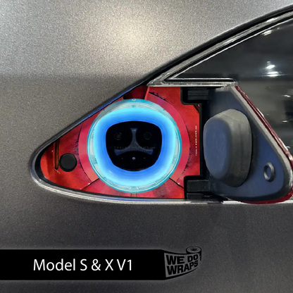 Arc Reactor Tesla Charge Port Wrap | Model X