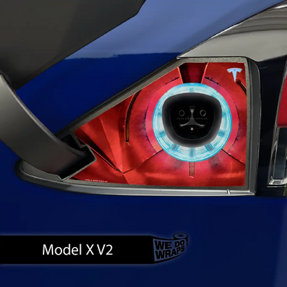 Arc Reactor Tesla Charge Port Wrap | Model X