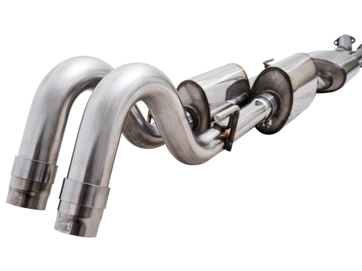 AWE Tuning 0FG Exhaust with BashGuard for 3rd Gen Tacoma - No Tips 3015-31826