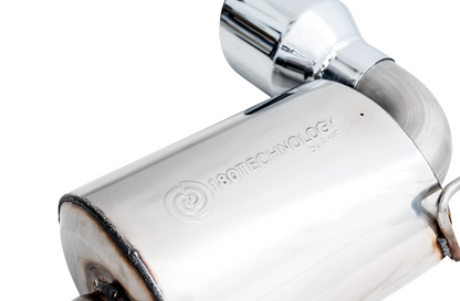AWE Tuning Resonated Touring Edition Exhaust for A90 Supra - 5" Chrome Silver Tips 3015-32118