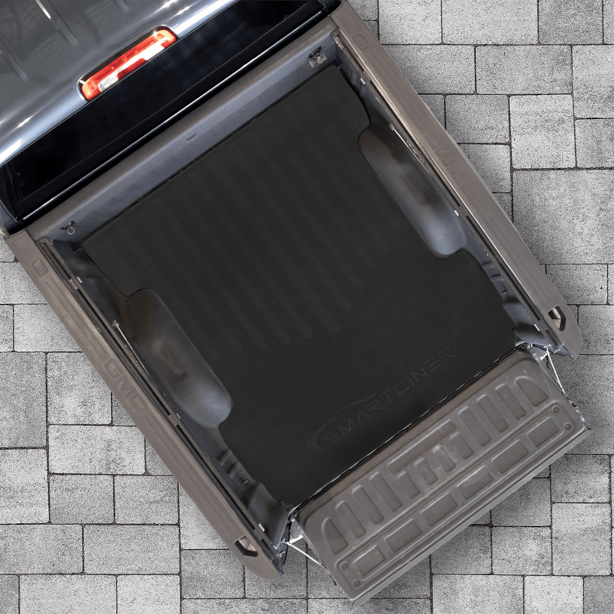 SMARTLINER Floor Liners for Double Cab 2014-2018 Silverado/Sierra 1500 - 2015-2021 2500/3500 HD
