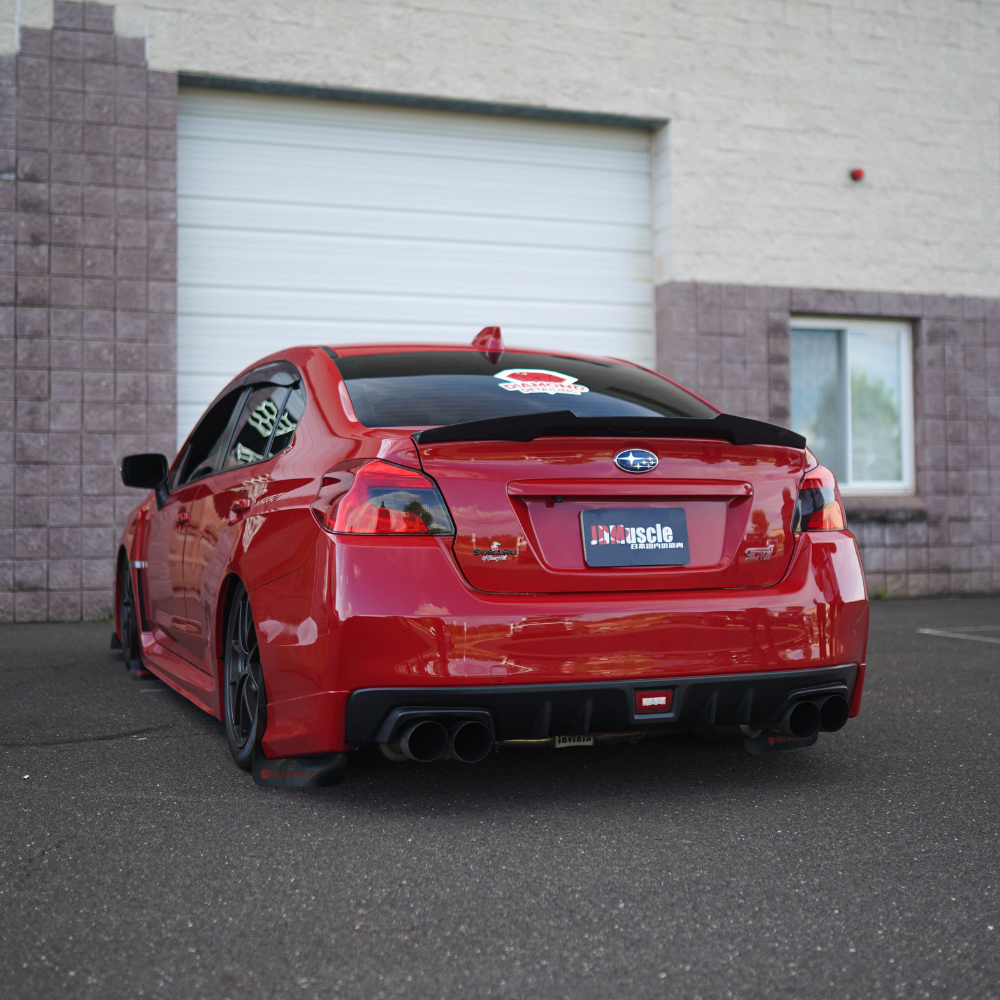 JDMuscle [15-21 WRX/STI] Carbon Fiber Trunk Duck Bill V5