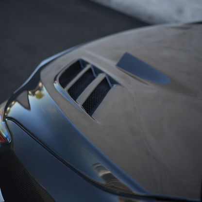 JDMuscle [22-25 WRX] Carbon Fiber Hood V1