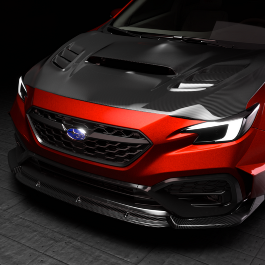 JDMuscle [22-25 WRX] Carbon Fiber Naga Style Front Bumper Lip